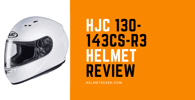 HJC 130-143 CS-R3 Helmet Review of 2022